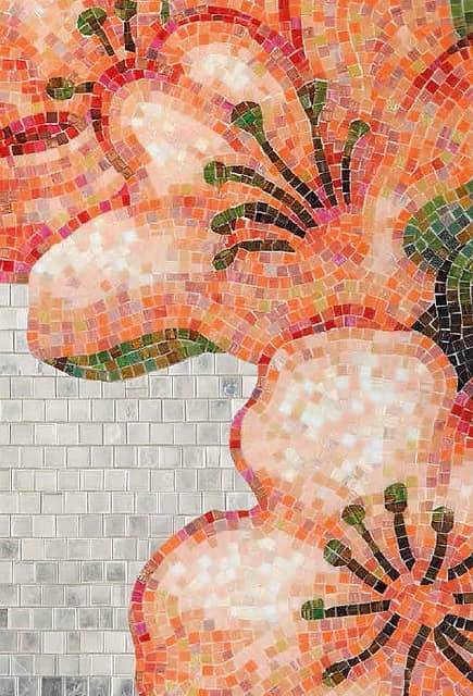 Художественное мозаичное панно (Peachtree Oro Bianco B), серия Decorations