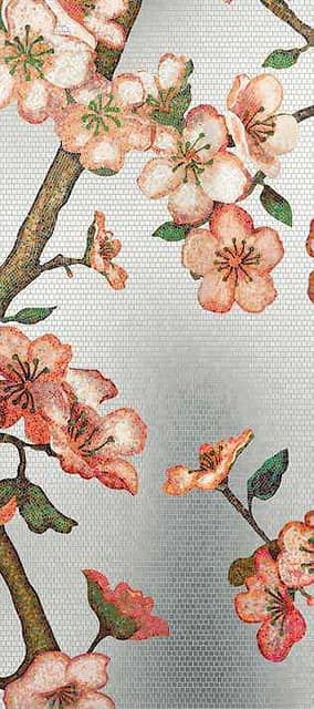 Художественное мозаичное панно (Peachtree Oro Bianco B), серия Decorations