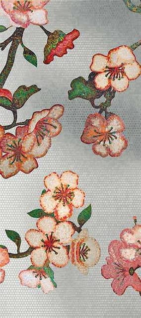 Художественное мозаичное панно (Peachtree Oro Bianco D), серия Decorations