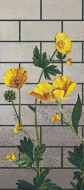 Художественное мозаичное панно (Ranunculus A), серия Decorations