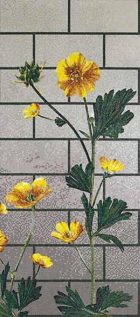 Художественное мозаичное панно (Ranunculus D), серия Decorations