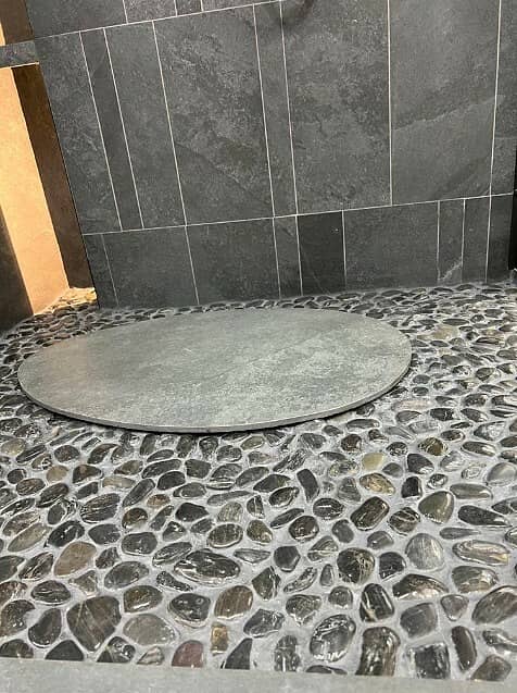 Галька на сетке