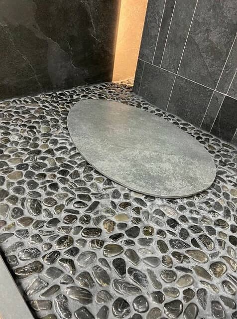 Галька на сетке