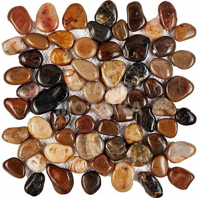 Галька на сетке