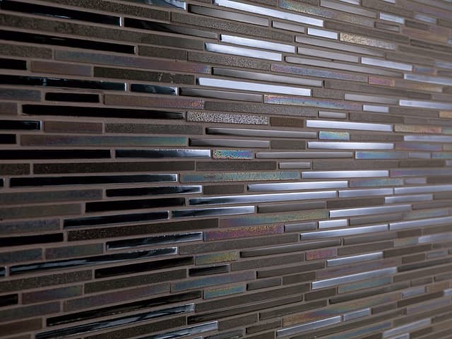 Мозаика из туфа и стекла, серия Mix Pixel