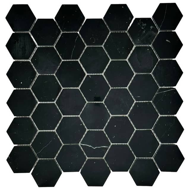 Мозаика из мрамора, серия Hexagon