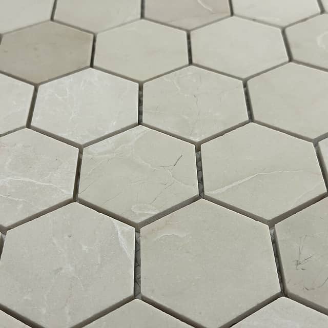 Мозаика из мрамора, серия Hexagon