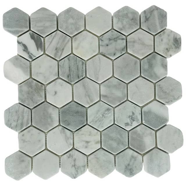 Мозаика из мрамора, серия Hexagon