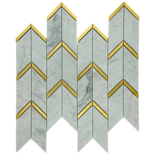 Мозаика из мрамора и металла, серия Carpet Series