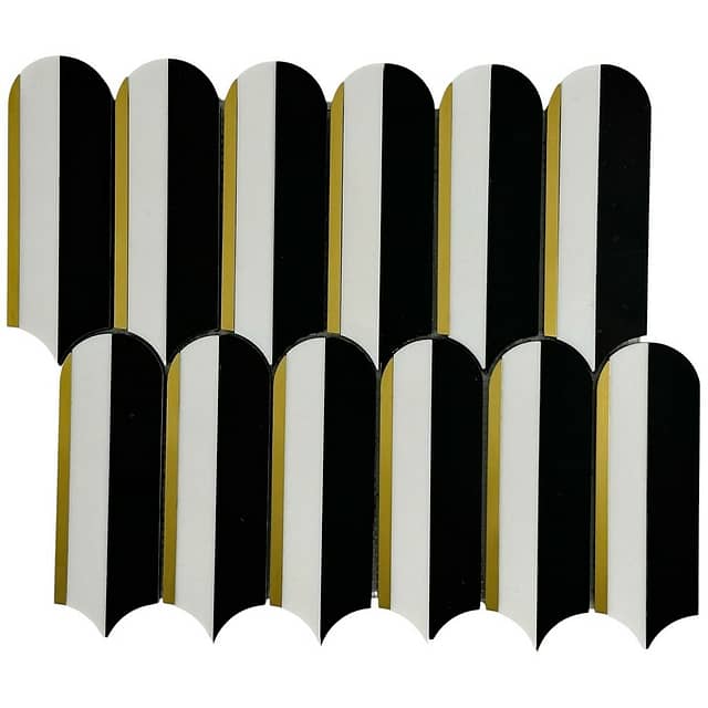 Мозаика из мрамора и металла, серия Carpet Series