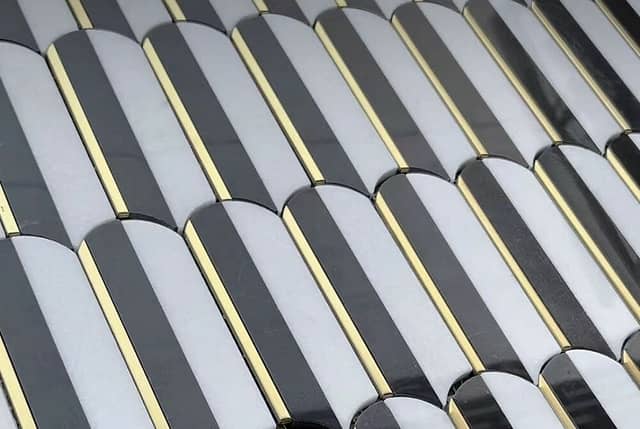 Мозаика из мрамора и металла, серия Carpet Series