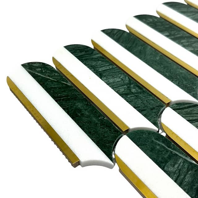 Мозаика из мрамора и металла, серия Carpet Series