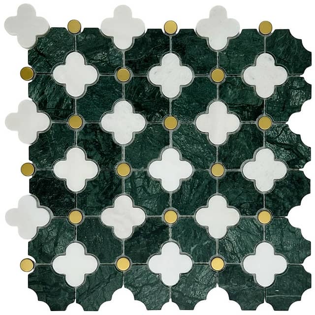 Мозаика из мрамора и металла, серия Carpet Series