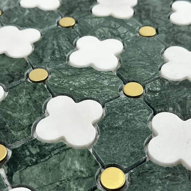 Мозаика из мрамора и металла, серия Carpet Series