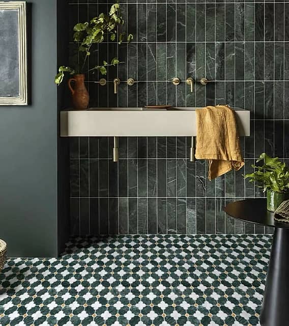 Мозаика из мрамора и металла, серия Carpet Series