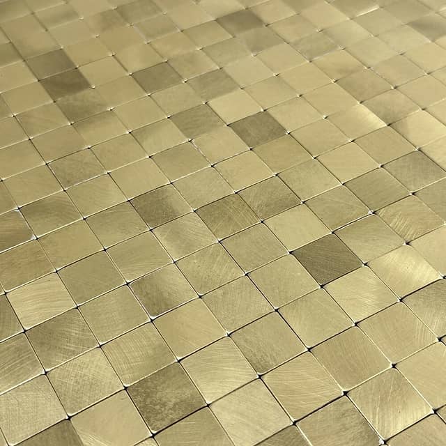 Мозаика из металла на пвх основе, серия Mosaic Aluminium