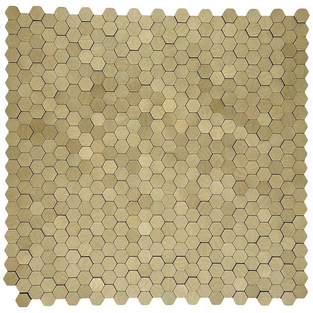 Мозаика из металла на пвх основе, серия Mosaic Aluminium