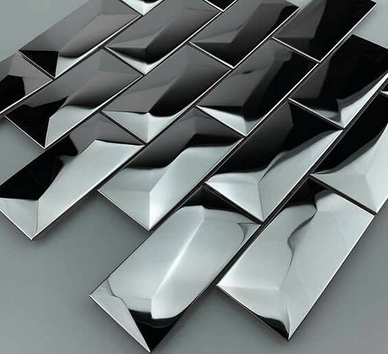Мозаика из металла, серия Mosaic Stainless Steel