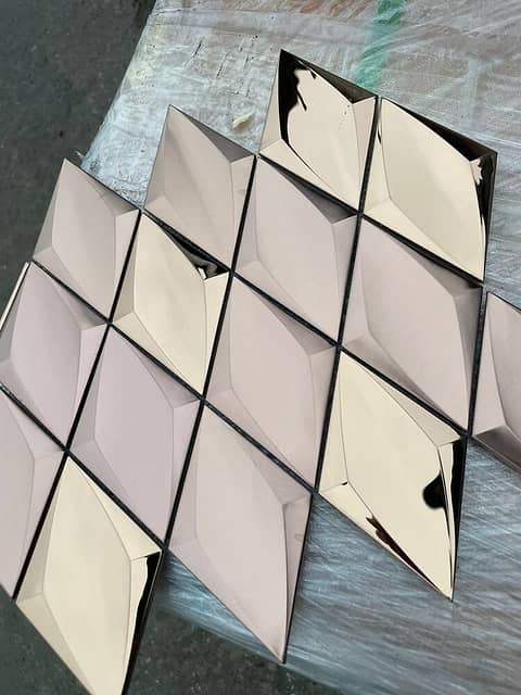 Мозаика из металла, серия Mosaic Stainless Steel