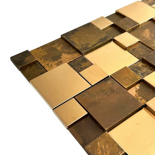 Мозаика из металла, серия Brass