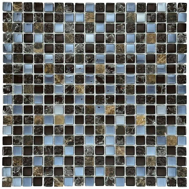 Мозаика из стекла и мрамора, серия Glass-M