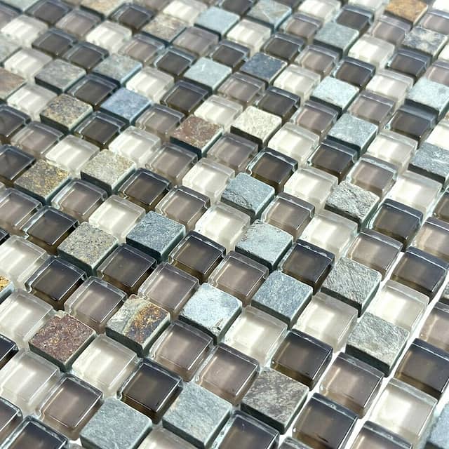 Мозаика из стекла и мрамора, серия Glass-M